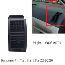 Left+Right Car Front Dash Air Vent Air Conditioning Outlet Grille for 2002-2010 6Q0819703 6Q0819704