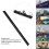 L Track Rail 60cm Black Aluminum Anodized 6