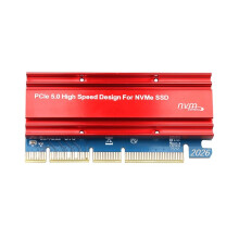 Karta Rozszerzeń PCIe 5.0 do NVMe Karta Adaptera M.2 Karta Adaptera High-Speed Konwersja M-Key NGFF SSD