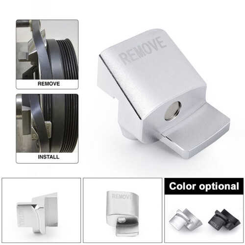 Stretch Belt Service Set Remover Installer Tool Practical Compact One-Piece Design Repair Auxiliary Tool Black