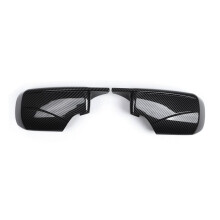 Rear View Mirror Cover Side Wing Mirror Cap for  3 Series E46 E39 4Dr 1998-2005 51168238376 51168238375 Carbon Fiber