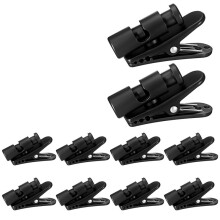 10 Stuks Hoofdtelefoonkabelclips, Hoofdtelefoonkabelclip, Reversmicrofoonclip, Oortelefoonclips, Geschikt voor 2-4 mm Hoofdtelefoonkabels