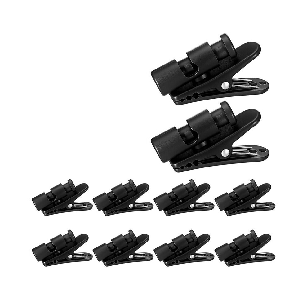 10Pcs Headset Cord Clips, Headphone Cable Clip, Lapel Mic Clip, Earphone Clips,Fit 2-4Mm Headphones Wire 6134130631354