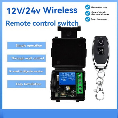 Wireless Remote Control  433MHz 12V Remote Control  Relay for Garage Door Motor Light Control 1