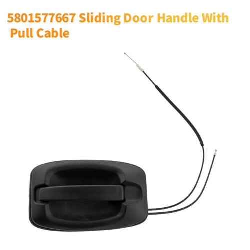 Car Side Door Handle 5801577667 Sliding Door Handle with Pull Cable for  Daily 11-14 Exterior Door Handle Pull 1