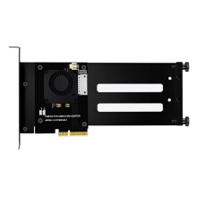 PCIe 5.0 Gen5 X4 Naar EDSFF E1.S/E3.S SSD-Adapterkaart, PCI-E 5.0 4X Naar U.2 U.3 Harde Schijvenadapter met Beugel