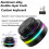 Three-Mode Dual Knob Keyboard with RGB Lights Reverse Direction Knob Single-Button  Volume Knob Black 2