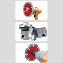 Elektrischer Bohrmaschine-zu-Winkelschleifer-Adapter-Konverter-Set, Metall-Adapter-Set, 382214mm