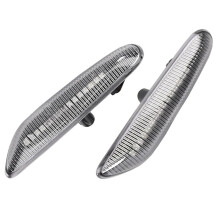 63137253326 2-Poligt Gränssnitt Sekventiellt Blinkande LED-Sidomarkering för 1/3/5-Serien X1 E84 X3 E83 Crystal
