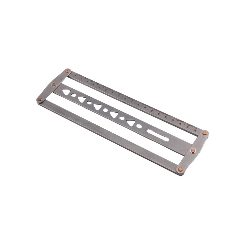 Belt Positioning Auxiliary Ruler Cutting Punch Hole Tool Punch Hole Spacing End Holes Position Stencil, 4712792808943