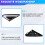 Car Side Mirror Triangle Garnish Panel Window Triangle Plate 86190C5000 86180C5000 for  Sorento 2016-2020 Ledt 7