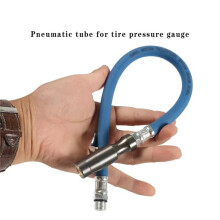 Tire Inflator Hose Inflatable Adapter Twist Tyre Air Pump Extension Tube Connection Locking Air Chuck Bike Moto