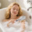 Electric Body Brush with Replaceable Heads - Rechargeable, Waterproof, 2-Speed Adjustable Back Scrubber for Shower 4