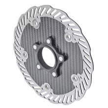 Carbon Fiber Brake Disc Floating Rotor 160mm 140mm Centerlock Bicycle Caliper Mountain Bike Disc Brakes Cycling 140MM