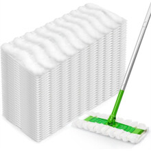 100 Panni Asciutti per Sweeper Mop, Ricariche per Panni In Microfibra Resistenti, Catturano Polvere e di Animali