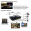 Commutateur Vidéo  Compatible avec Diffusion en Direct, 4 Canaux, 4 Vues Multiples, Prise UE 2