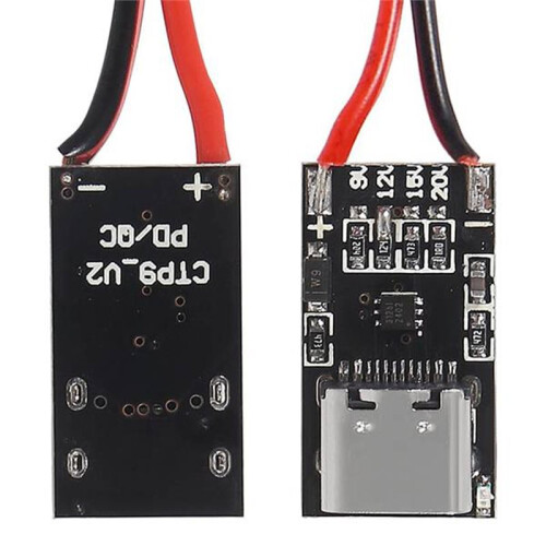 5 Stuks Type-C PD3.0 QC Triggerboard USB-C PD QC 5V 9V 12V 15V 20V  Vaste Spanningstriggermodule met Behuizing 1