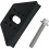 Base Clamp Battery Hold Down Kit, Car Battery Tie Down Bracket 14005061 for   Chevy   Saturn 1