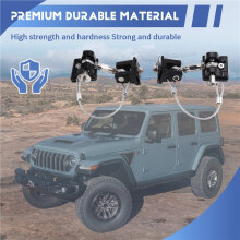 Car Exterior Retro Style Hood Lock Catch for JK JKU 2007-2017 JL JLU 2018-2025