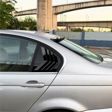 Rear Window Louvers Trim for 3 Series E46 1998-2005 Rear Triangle Window Shade Spoiler Accessories