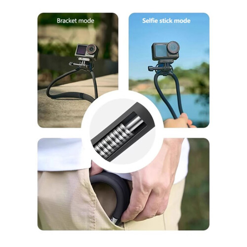 Silicone Neck Holder Chest Mount for  Poeket 3 Action Camera Accessory 2
