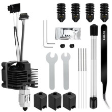 Kit Hotend per  P1P/P1S, Hot End Completo per Stampante 3D con Ventola, Ugello In Acciaio Temprato P1S da 0,4 mm Ad Alta Velocità