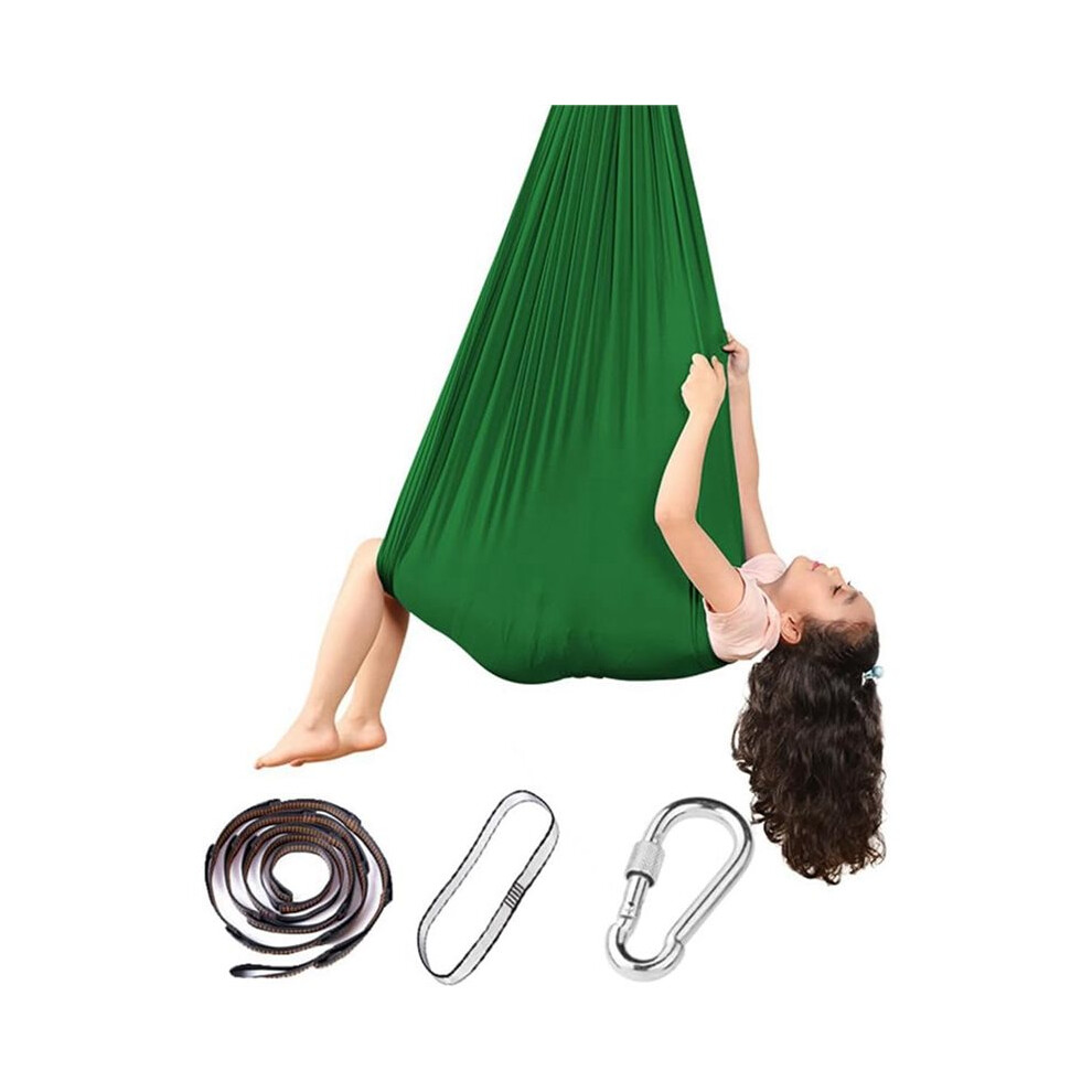 Portable Snuggle Hammock -Elastic Hanging Chair With Rope Carabiner, Weight Breathable Cuddle Swing For Relaxation Light 6032471913910