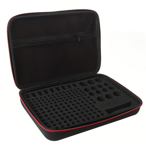 Battery Organizer Storage Case with Tester, Battery Vault Bag Fireproof Explosionproof Holder Battery Storage Case