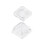 10pcs XDA Profile Transparent Keycaps for MX Mechanical Keyboards Blank PC Caps 3