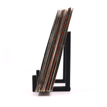 Porta Dischi In Vinile In Metallo Retrò - Organizzatore da Tavolo per Esposizione LP, Piccoli Supporti per Dischi In Vinile
