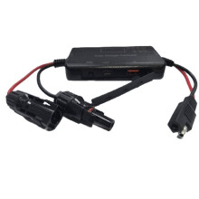 Régulateur de Charge Solaire PWM 20 A avec  de Sortie USB et Type-C pour Panneaux Solaires : Charge Efficace
