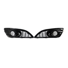 Front Bumper Lower Honeycomb Fog Lamp Surround Grille Fog Light Trim Cover for Fiesta Mk7 Facelift 2013-2017