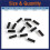 50PCS Integrated Circuit Logic IC 74HC/ 74LS DIP-14 5 Values IC Chip Assortment Box Kit Electronic Component 1