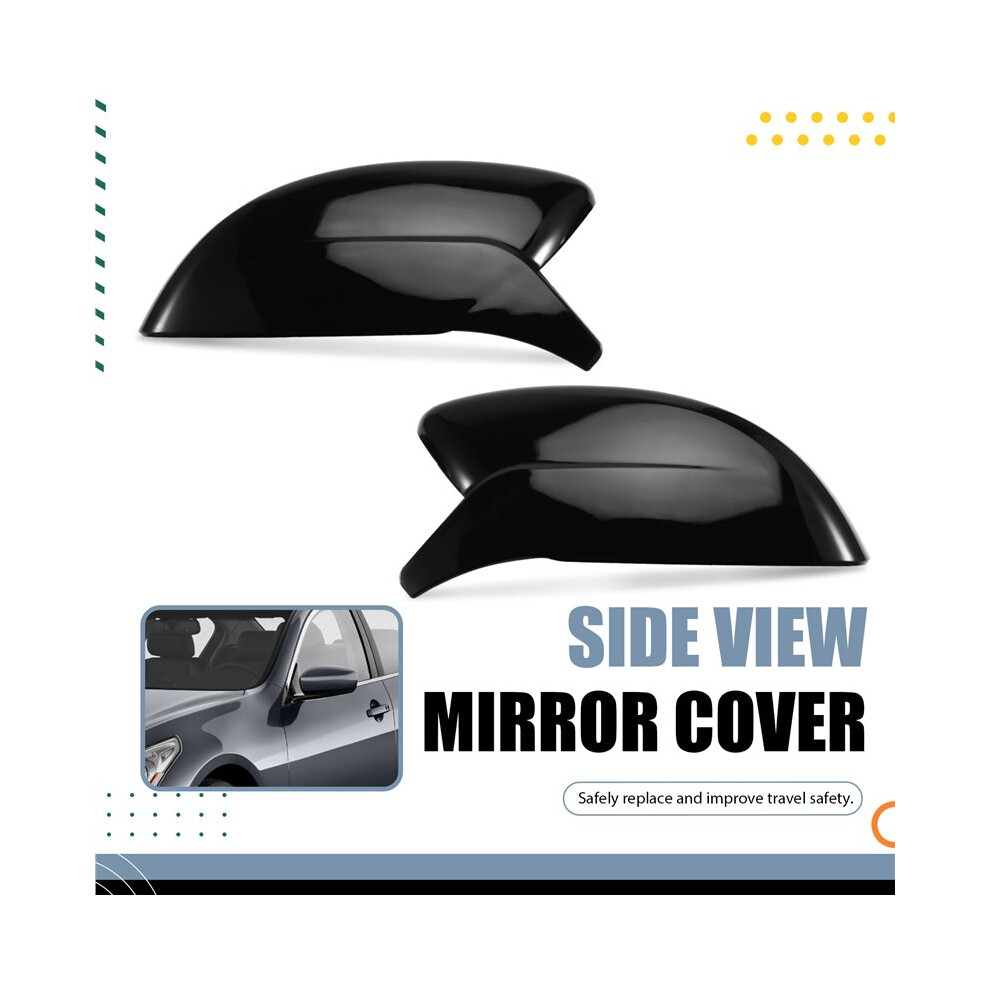 Rearview Mirror Housing For G25 G37 Q40 Q60 V36 G 2009-2015 Side Mirror Covers Cap Black 6031093276793