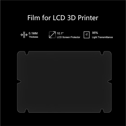 6PCS 10.1" High Light Transmittance Screen Protector for  Photon Mono M7 / Photon Mono M7 Pro Resin 3D Printer 2