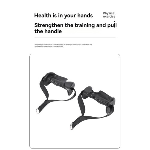 2 Pcs Ergonomic Exercise Handles, Resistance Band Handles Cable Machine Attachments for Gym Pulley Machine 2