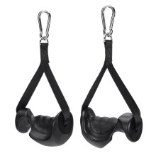 2 Pcs Ergonomic Exercise Handles, Resistance Band Handles Cable Machine Attachments for Gym Pulley Machine