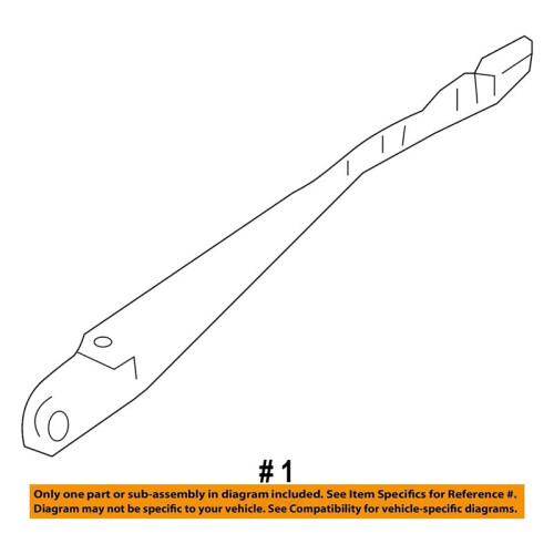 88944328 NEW Rear Windshield Wiper Blade & Arm for  H2 2003-2009 1