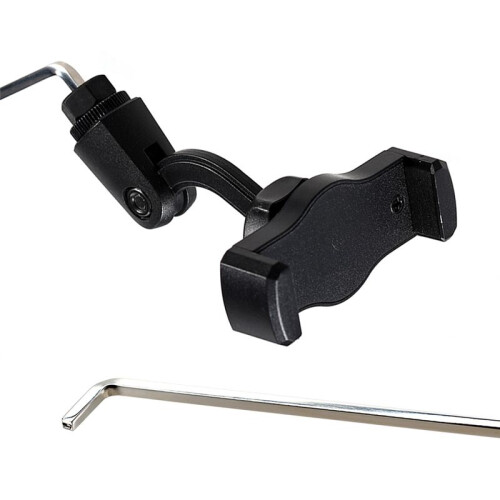 Saxophone Phone Holder Adjustable Sax Marching Lyre for Marching Band Beginner Practicing Compatible with Smartphones 1