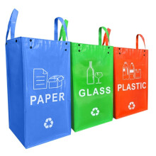 40L Foldable Trash Can,Large Capacity&Easy Clean, Durable Pp Plastic for Home Kitchen(One for Each of the Three Colors)