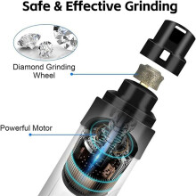 Dog Nail Grinder- Quiet Pet Nail Trimmer for Small & Medium Dogs and Cats - Low Vibration Nail File