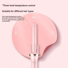 Professional Rotary Curling Iron FullyAutomatic Curling Iron Damage-Free,Long-Lasting Styling Automatic Curling Iron(EU)