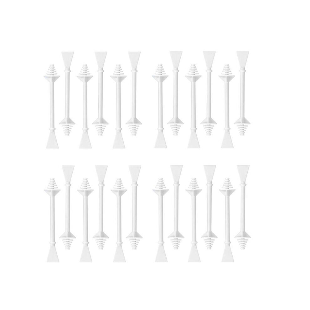 Tauoh 100 Pcs Nose Wax Sticks, Hair Wax Applicator With Disposable Spatulas For Nostril Cleaning, Ear Face Hair Removal