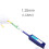 Fiber Optic Cleaning Pen LC/MU End Face Cleaner Cleaning Tool Optical Module Cleaning Adapter Flange Coupler 5