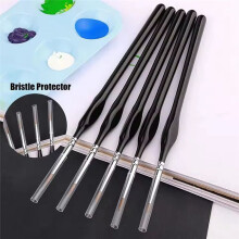 Ultra-Fine Brush Set for Acrylic Watercolor Drawing Nylon Hook Pen Fine Point Oil Painting Tools Kit White