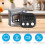 24 Pcs Digital Kitchen Timer Bulk Small Magnetic Timer /Off  Minute for Classroom Cooking Baking(Black) 8