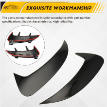 Car Rear Bumper Splitter Spoiler Rear Fog Lamp Spoiler Cover Trim for - A-Class W177 2019+ Buckle Style