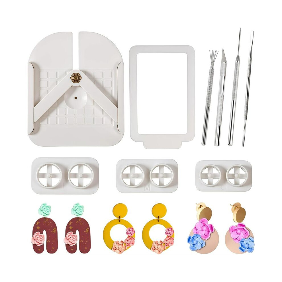 9 Pcs Stud Post Embedding Tool For Polymer Clay Tools, Air Dry Clay Tools For Clay Jewelry 6132206266813