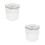 2Pièces Récipients Étanches ABS Pour Poudre Lait Bébés Snacks 4