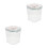 2Pièces Récipients Étanches ABS Pour Poudre Lait Bébés Snacks 10